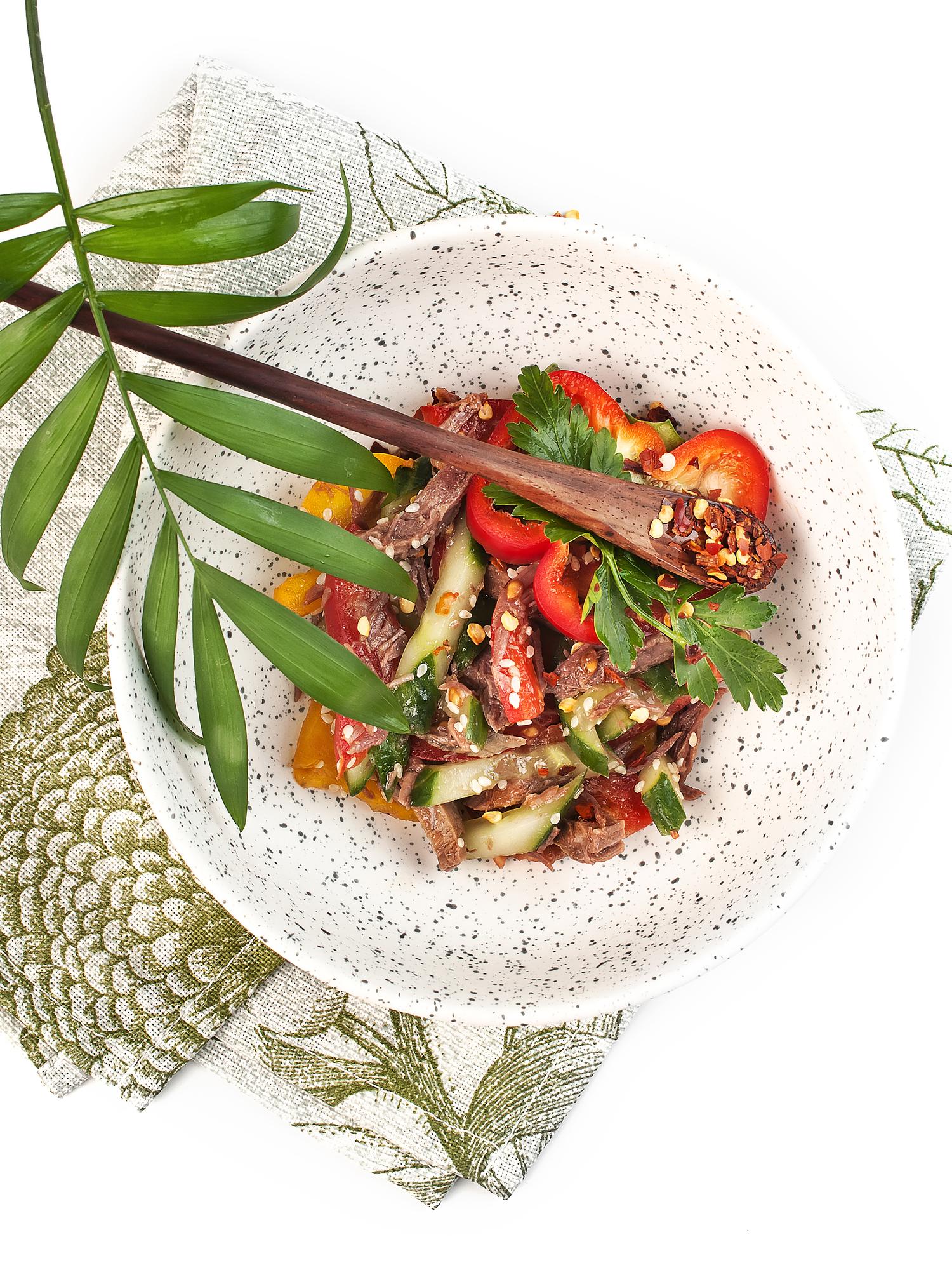 rustic plated meal on wooden table